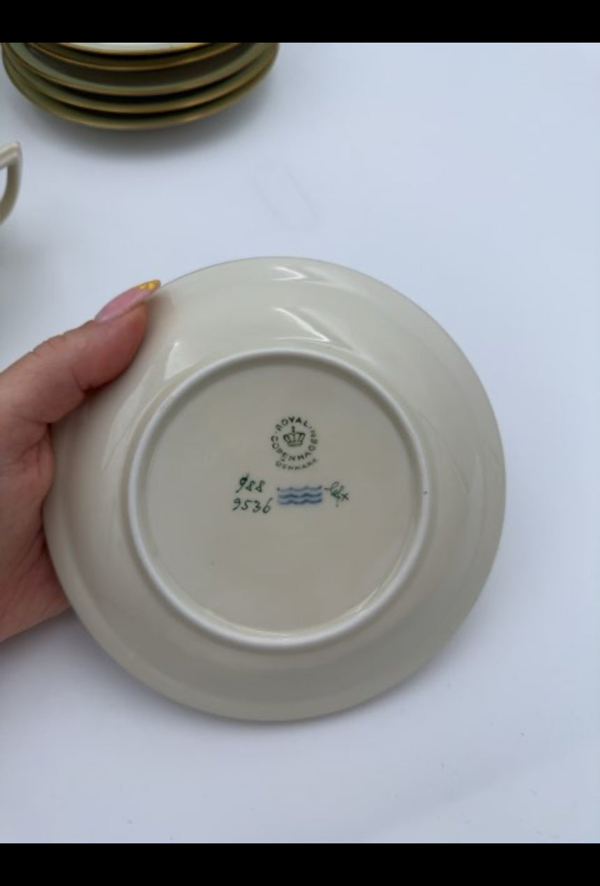 Tekopper + underkopper, Dagmar Royal Copenhagen